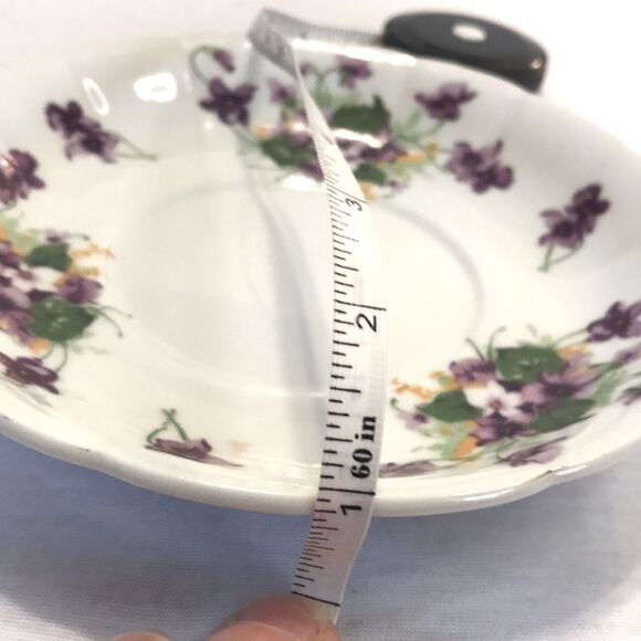 Vintage Norcrest Sweet Violet 6/747 China 6.5" saucer - Picture 7 of 7